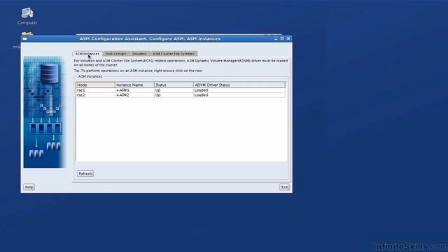 Oracle 11g - Real Application Clusters Tutorial | Identify ASMCA смотреть онлайн