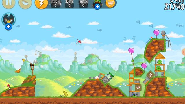 Могучий Петух! Прохождение Angry Birds classic#30 смотреть онлайн