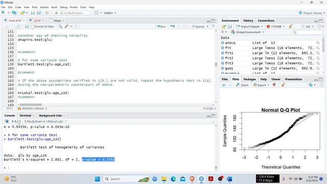 Paramatric and Non Paramatric test, Bartlett test,wilcoxon rank sum test,Kruskal Wallis test смотреть онлайн