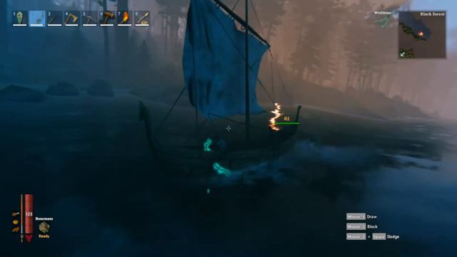 Valheim 37 - Trade with Yvorick and a Sail with Ole смотреть онлайн