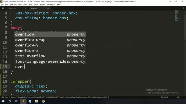 Horizontal Page Scroll Animation With GSAP.js | Website Horizontal Scroll Animation смотреть онлайн