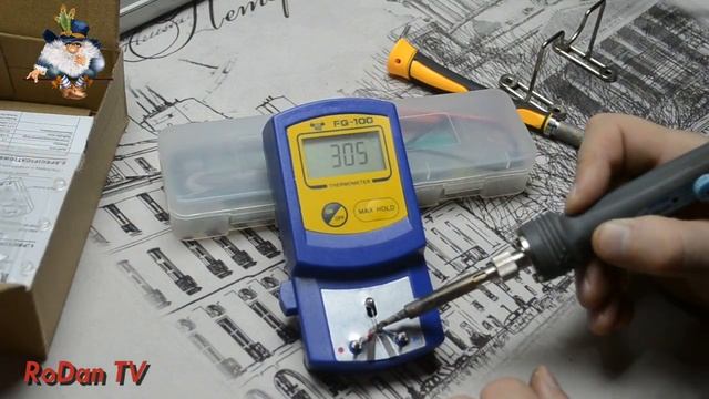 HAKKO FG-100 Китайский термометр .Проверка смотреть онлайн