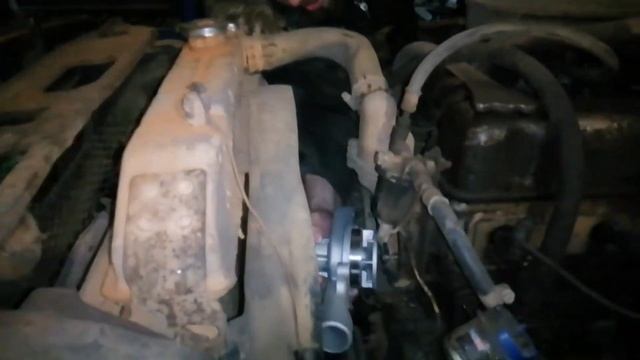 Снова ремонт... уаз-сила, но не всегда! Меняем помпу. смотреть онлайн