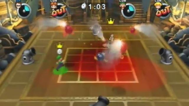 [Mario Sports Mix] Dodgeball Minigame ~ Dodge or Die (Stage 2) смотреть онлайн