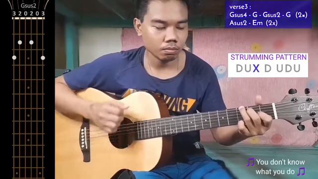 TRUE ( Easy Guitar Chords ) by: Ryan Cabrera * Eb Tuning * with STRUMMING Pattern | JC Guitar смотреть онлайн