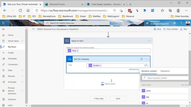 MS Forms File Upload to SharePoint смотреть онлайн