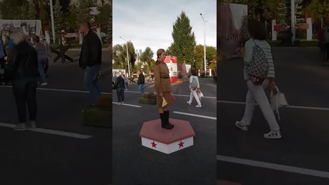 Площадь Куйбышева.Самара.75 лет Победы ВОВ. смотреть онлайн
