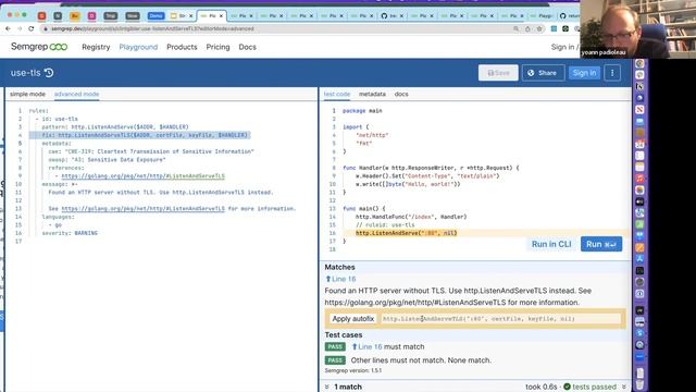 Virtual Meetup with Yoann Padioleau "Semgrep, A polyglot customizable bug-finding tool" смотреть онлайн
