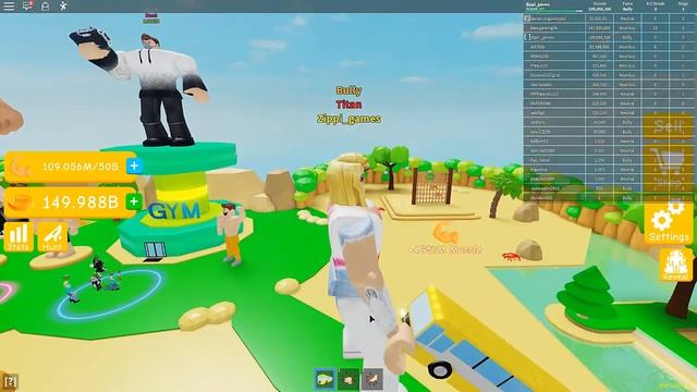 НУБ ПРОТИВ ПРО НОВЫЙ СИМУЛЯТОР КАЧКА В РОБЛОКС! ТРОЛЛИНГ КАЧКОВ! Lifting Simulator Roblox смотреть онлайн