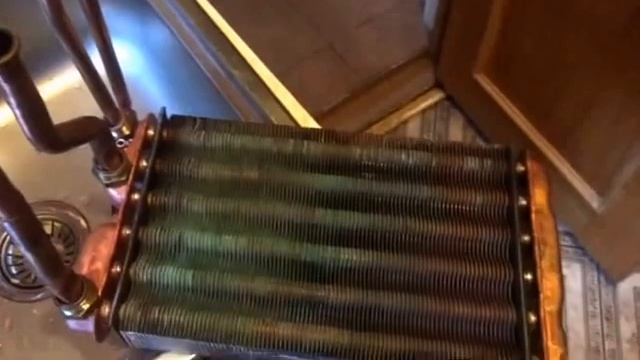 Buderus настенный. чистка теплообменника. смотреть онлайн