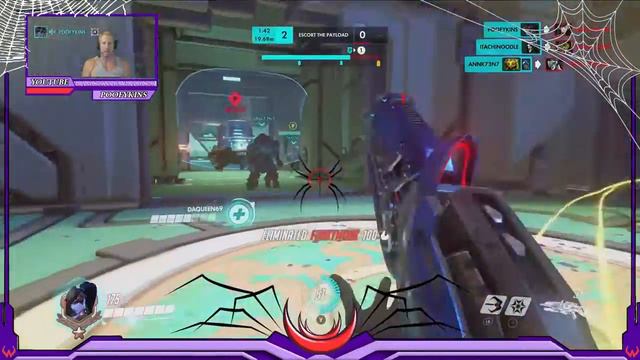 (overwatch) Widowmaker on Dorado: Trying out new spider bite cross hair! смотреть онлайн