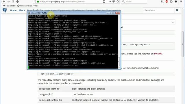 Instalación postgresql 10 en debian 9 смотреть онлайн