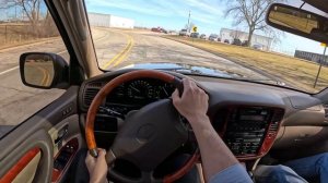 2000 Lexus LX 470 (290,000 miles) - POV Driving Impressions