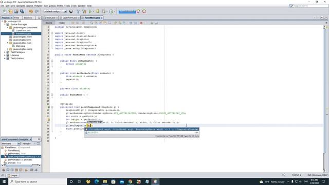 Java Swing - Custom Menu with Animation (Part 1) смотреть онлайн