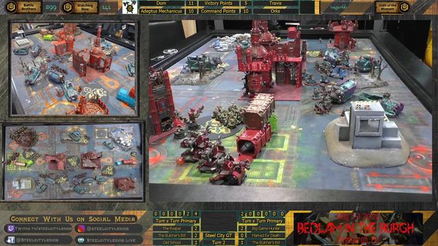 40k ITC - Admech (Dom) vs Ork Mek Guns (Travis) смотреть онлайн