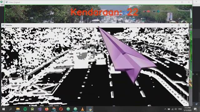 Vehicle Counting Using OpenCV Python смотреть онлайн