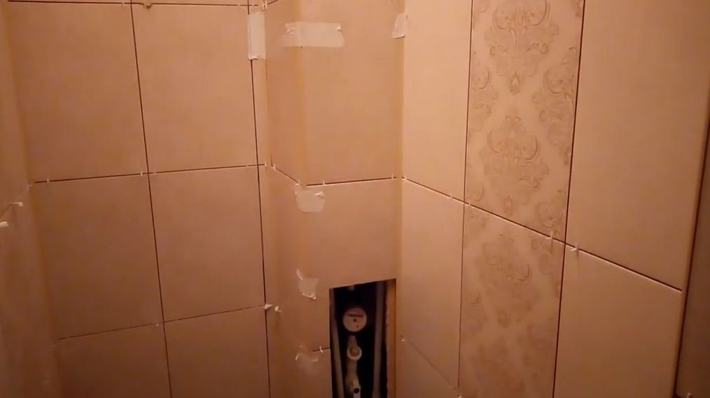 Ремонт маленького туалета кафельной плиткой смотреть онлайн