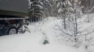 Гусеничный вездеход своими руками Часть 6   Испытания по снегу