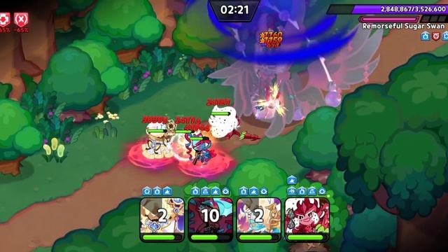 Boss Hunt Difficulty C Stage 1: Remorseful Sugar Swan - Cookie Run Kingdom смотреть онлайн
