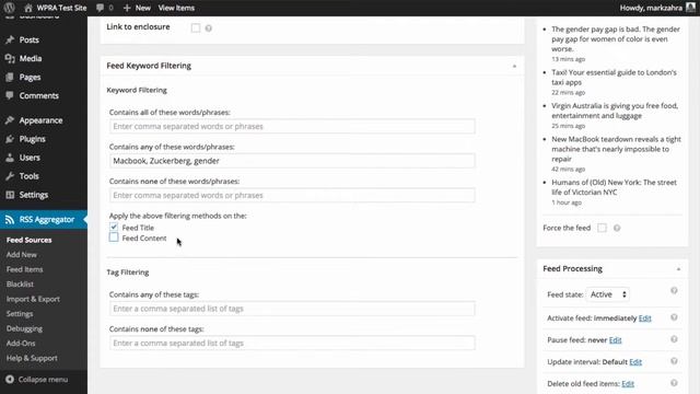 WP RSS Aggregator : Keyword Filtering Add-on смотреть онлайн