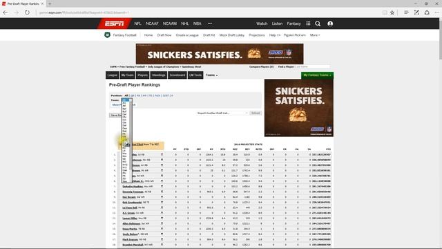 ESPN Fantasy Football; How to Edit Pre-Draft Rankings and Autopick Strategy смотреть онлайн