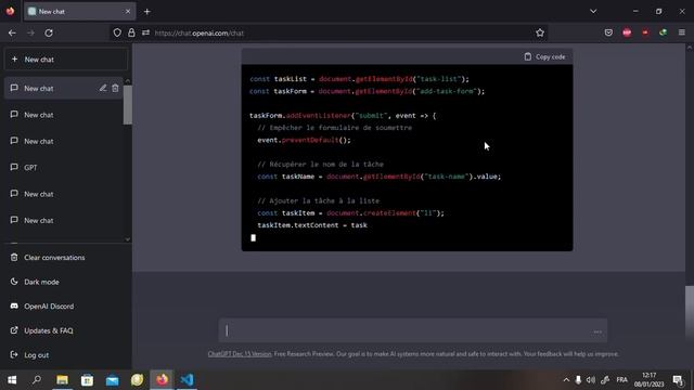 Créez une app (site) web de liste de tâches avec ChatGPT смотреть онлайн