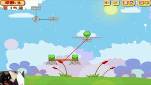 Angry Birds Piggies Out - CUT THE ROPE TO RESCUE TRIANGLE BIRDS AND KICK ALL PIGGIES!