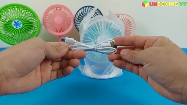 Mini Fan - Strong Wind Fresh Summer, Rechargeable Handheld Foldable | Unboxing And Review