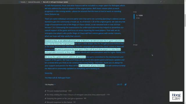 Reviewing Blizzard’s Warcraft 3 Reforged “Apology” and Refund Policy (VL167) смотреть онлайн