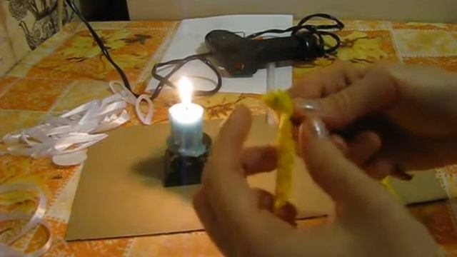Ромашка из узкой атласной ленты 0,6 см смотреть онлайн