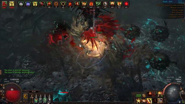 Berserker vs Uber Eater of Worlds Path of exile смотреть онлайн