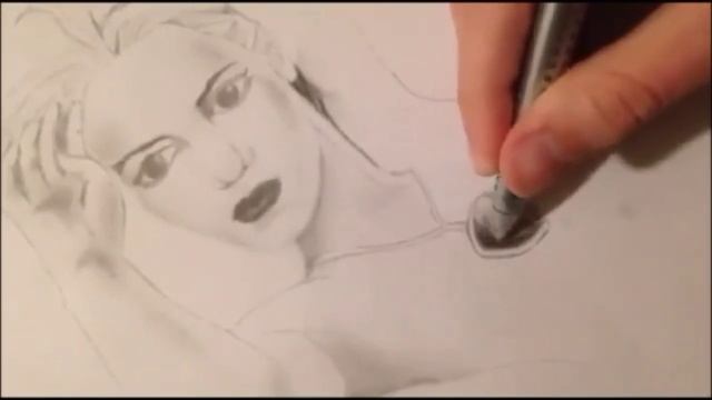 Titanic Rose Drawing, Classic Scene