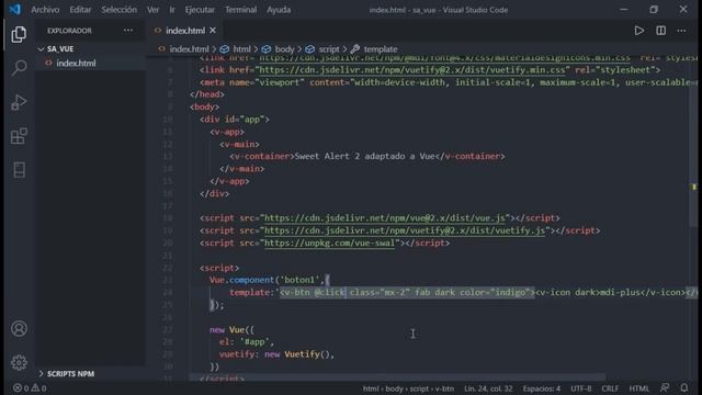 Sweet Alert 2 adaptado a Vue JS y Vuetify смотреть онлайн