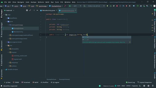 Recyclerview In Android Studio Part-1| Android App Development In Telugu смотреть онлайн