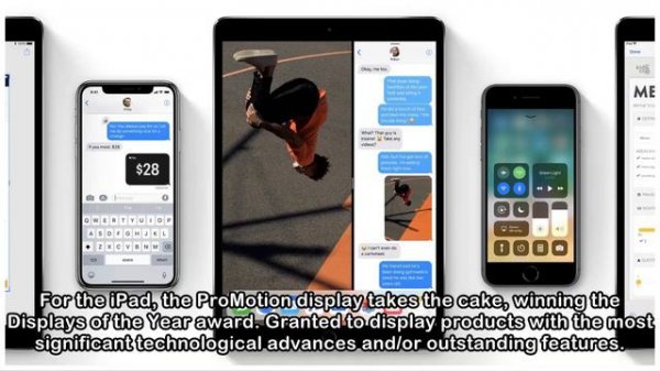 iPhone X and iPad Pro win Display Industry Award for True Tone and ProMotion technology, more