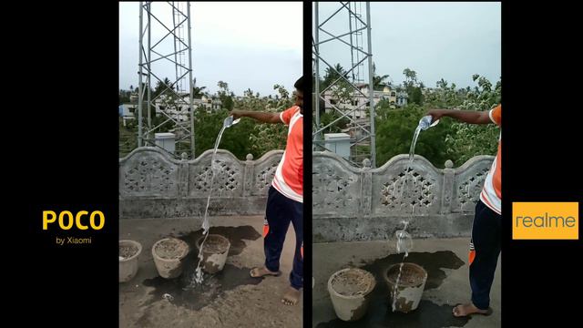 Poco F1 vs realme 3 Pro super slow motion 960 fps war | Realme 3 Pro slo-mo 960 fps is fake ? смотреть онлайн