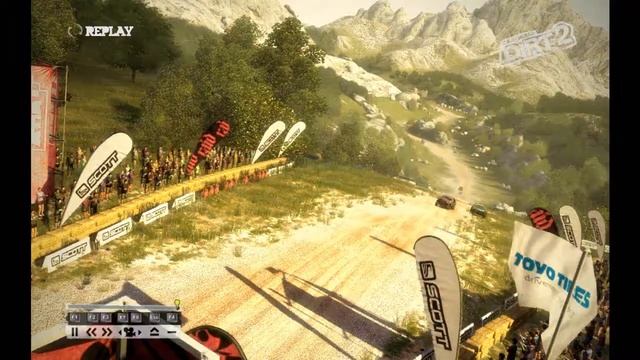 Dirt 2 PC Gameplay DX 10 - Replays смотреть онлайн