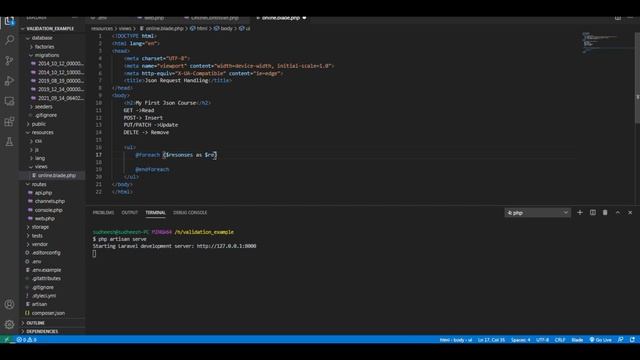 Laravel Json and HTTP connection in Tamil смотреть онлайн
