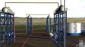 Принципиальная схема установки комплексной подготовки нефти, применяемой при сборе продукции скважи