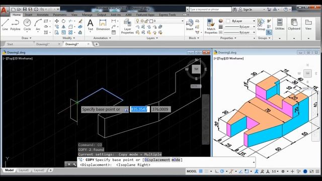 Iso-metric Drawing In AutoCAD for Beginners | Exercise 6 | Basics to Advance смотреть онлайн
