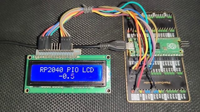 RP2040 Raspberry PI PICO - PIO - 2x16 LCD Alphanumerical Driver смотреть онлайн