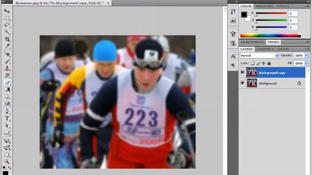 Выделение элементов в Photoshop с помощью четкости смотреть онлайн