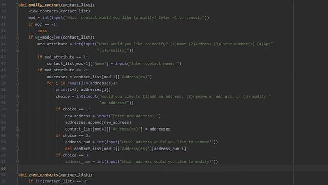 Python Basics | Contact List Part 2 | 13 смотреть онлайн