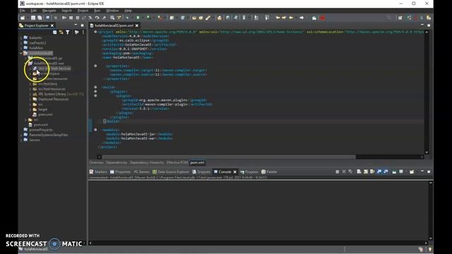 Cómo crear un proyecto Java EE en Eclipse utilizando Maven смотреть онлайн