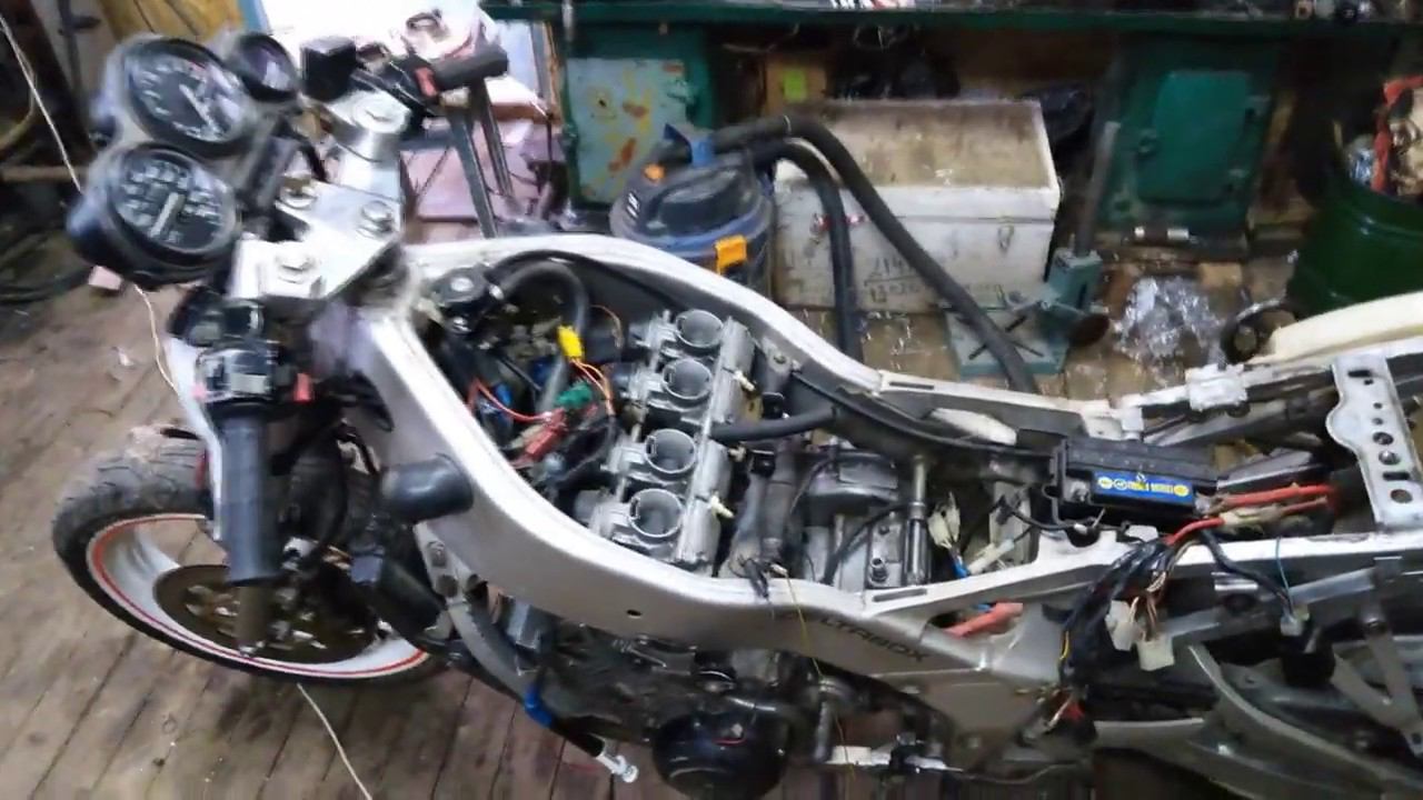 Оживление FZR 400 ПОСЛЕ КАПИТАЛКИ смотреть онлайн