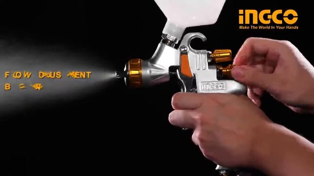 Краскопульт пневматический INGCO ASG1065 смотреть онлайн