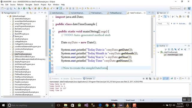 $Java Tutorial For Beginners 40 - Using Date & Time + formatting Date using SimpleDateFormat смотреть онлайн