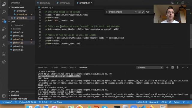 OPB - 67 - ORM, SQL Alchemy смотреть онлайн