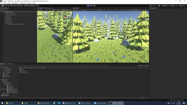 Unity для начинающих. Лекция 1. Часть 4. Работа с ассетами. смотреть онлайн