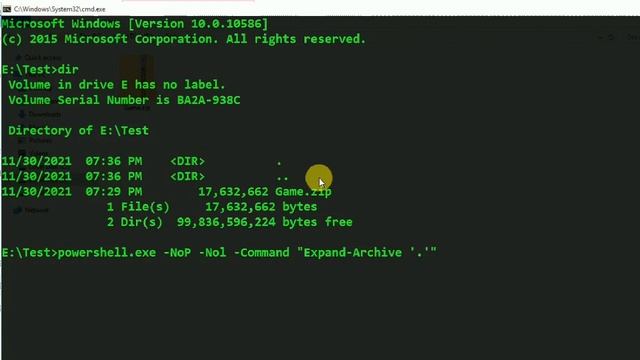 Extract zip files with CMD | unzipping with CMD | #zip смотреть онлайн